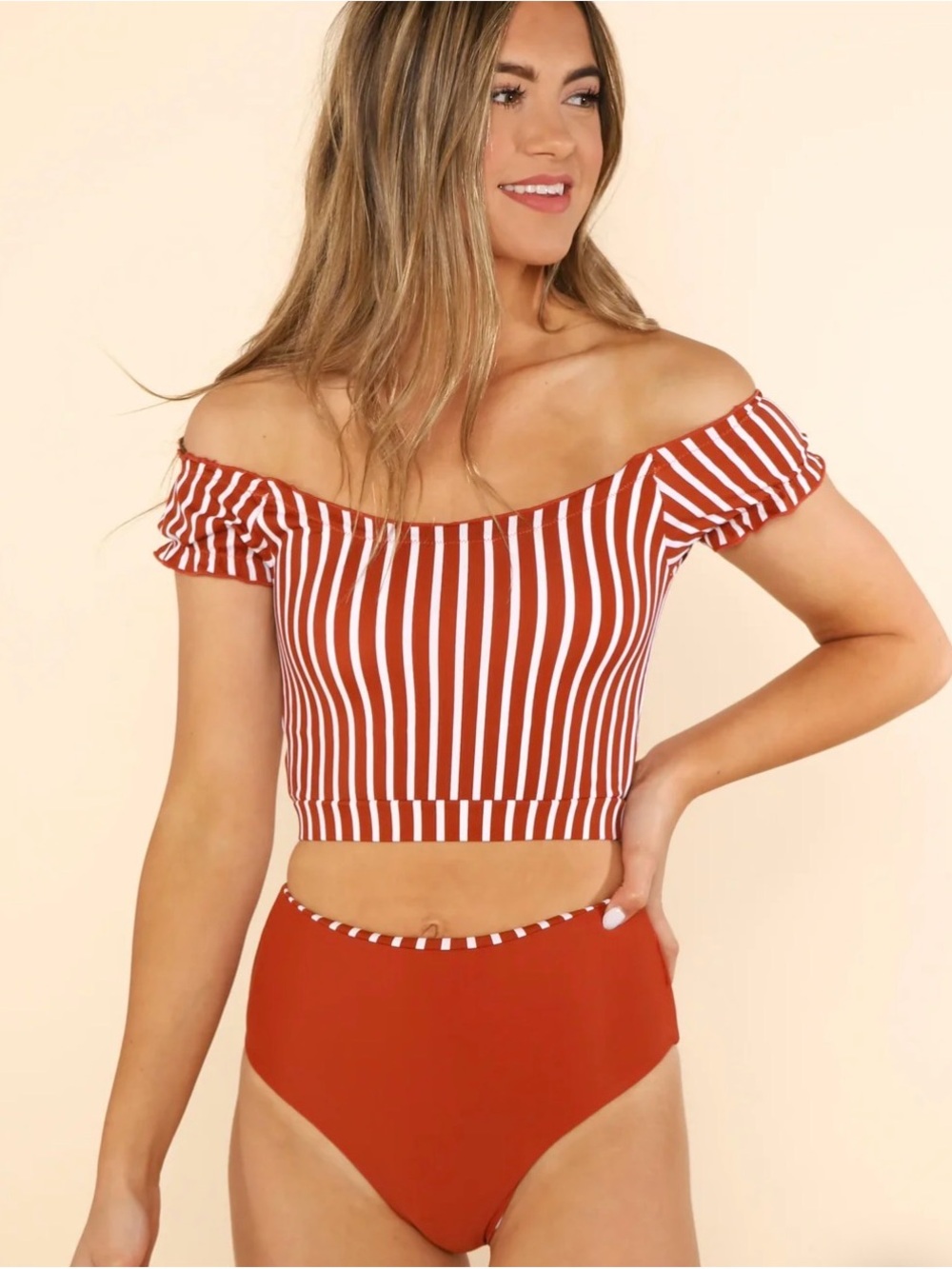 Mo'orea Top | Sienna Stripes | Manava Swim